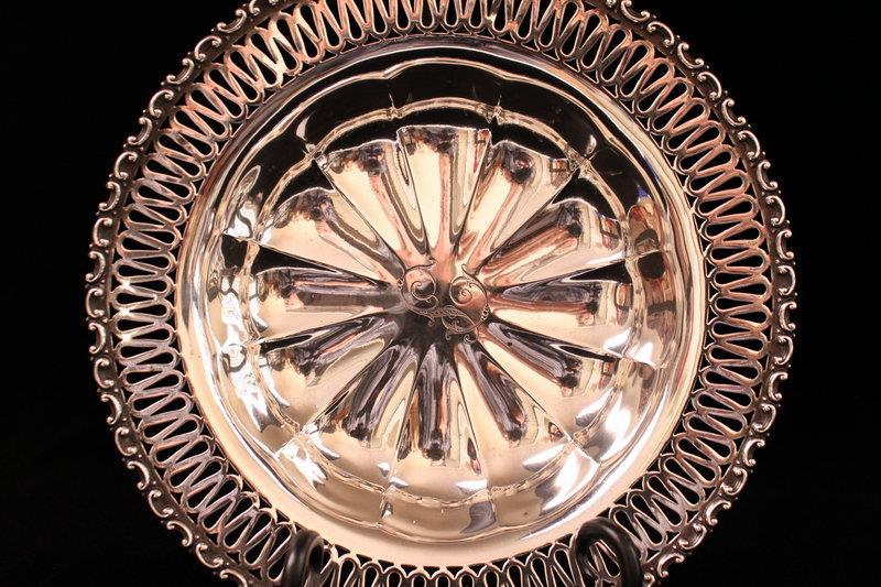 Wonderful Large Sterling Silver Bowl, Ear 20th C.