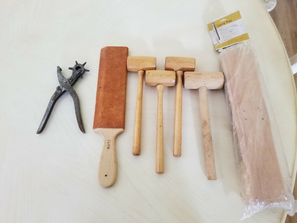 Leather Tools Lot