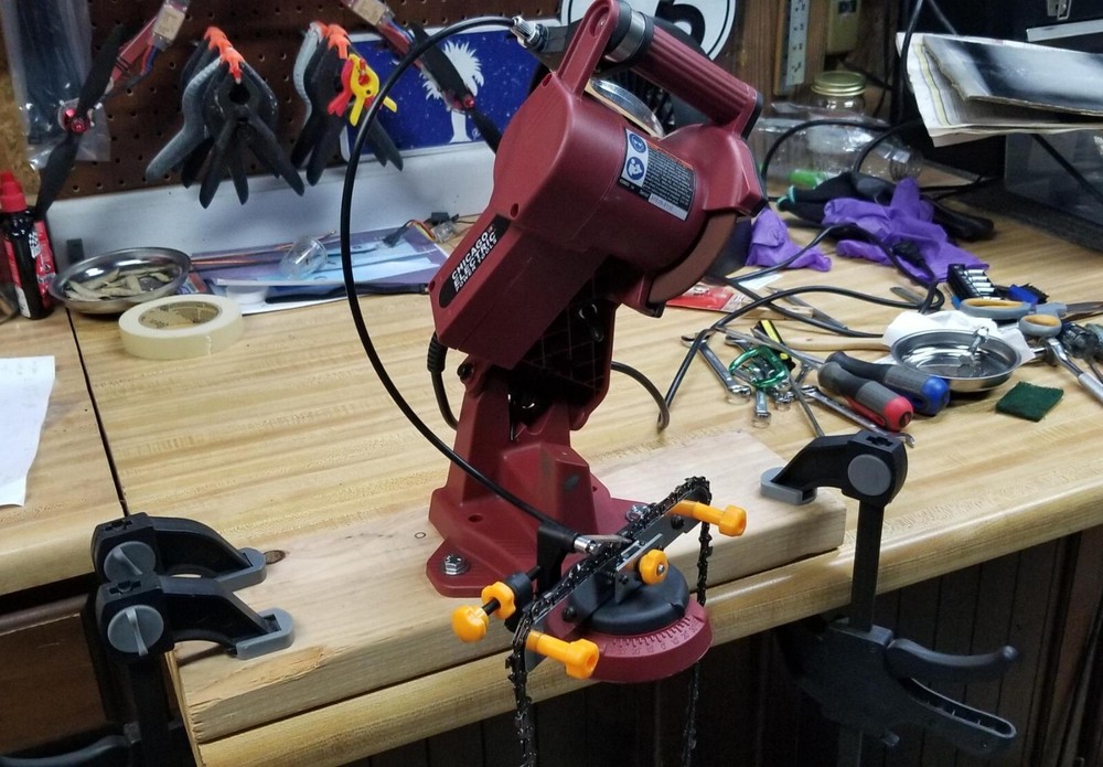 Electric Chain Saw Sharpener Power Tool Machine Rotation Sharpening Workshop NEW