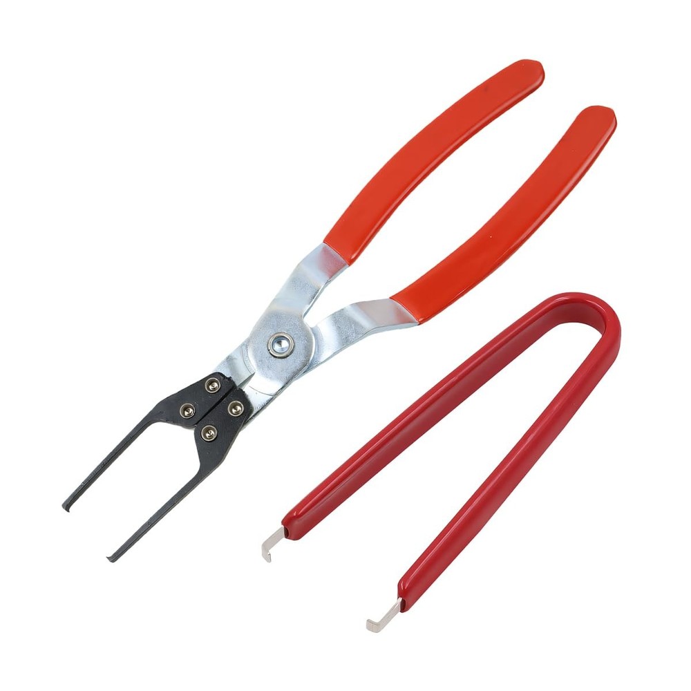2PCS Car Relay Puller Pliers, Vehicle and Red/Silver/Black