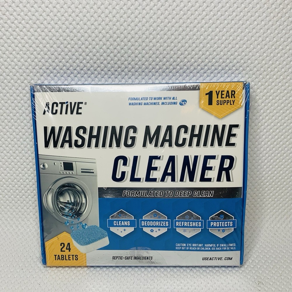 Active Washing Machine Cleaner Descaler - 24 Pack
