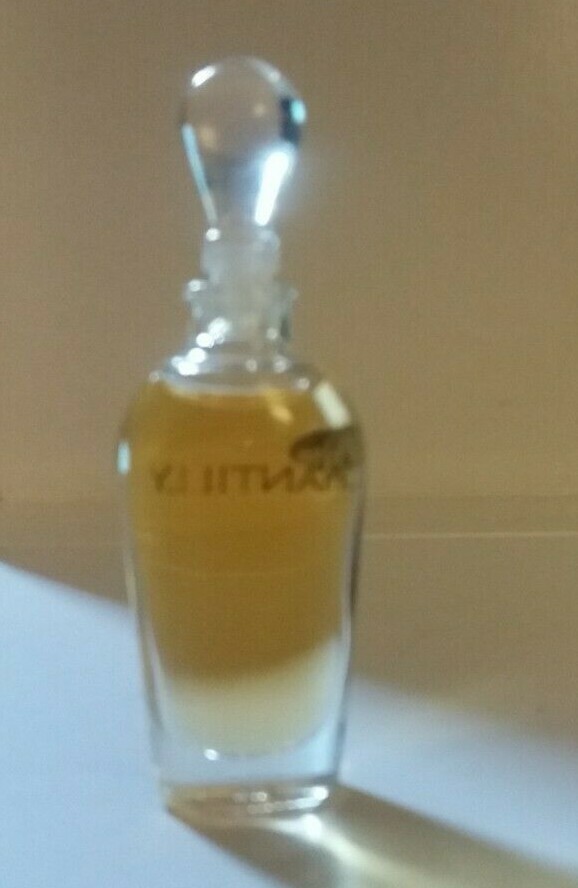 vintage WHITE CHANTILLY Houbigant mini size unmarked full