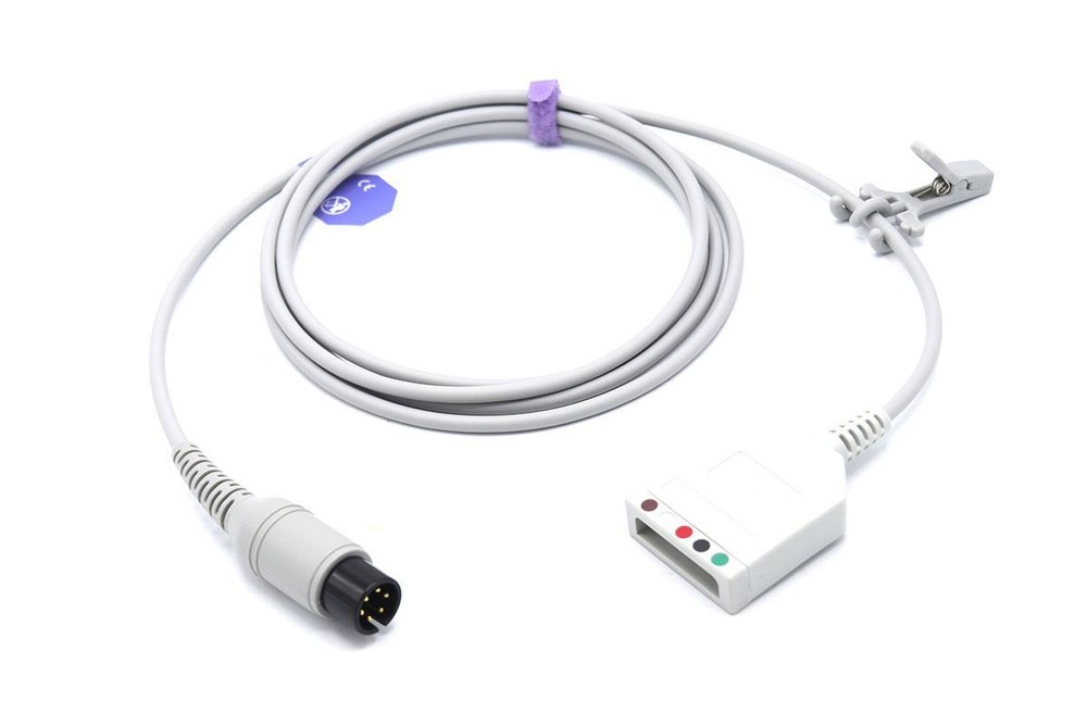 Welch Allyn ECG Compatible Trunk 6 Pin 5 Leads