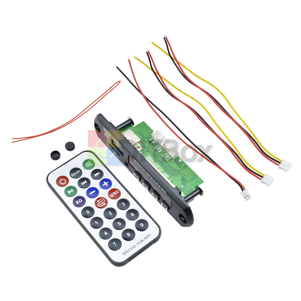 Wireless Bluetooth 12V MP3 WMA Decoder Board Audio Module USB TF Radio Car