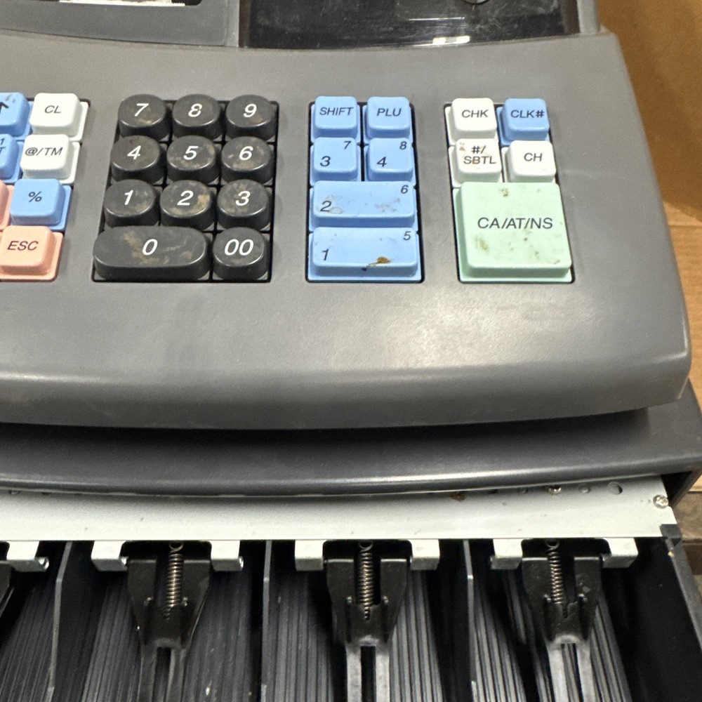 Sharp XE-A106 Electronic Cash Register With Operator & Drawer Key TESTED WORKS!