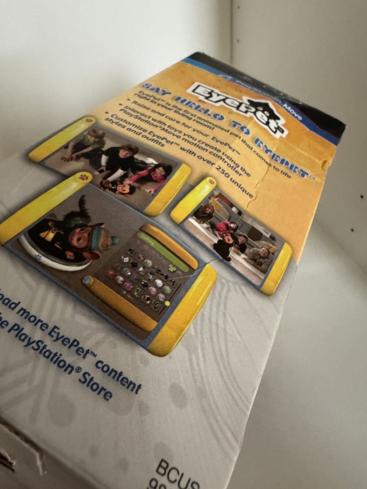 PlayStation 3 PS3 Eyepet Move Bundle With Eye Camera And Motion Controller