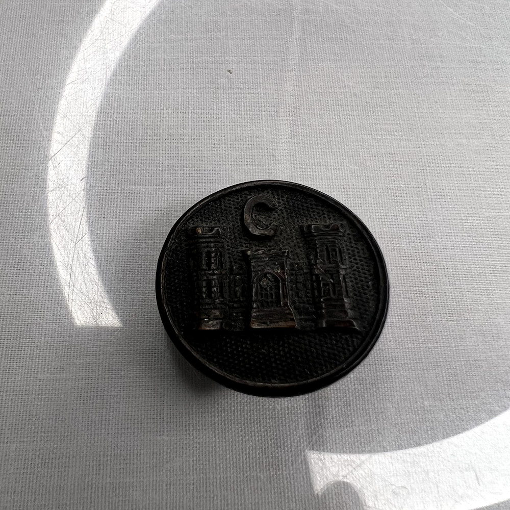 WW1 US Army Engineer Corps "C" Company Enlisted Collar Disk