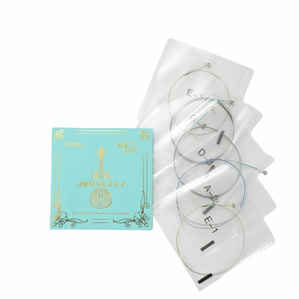 Violin Strings Full Set, Violin Strings , Carbon Steel Core, Medium Tension,L...