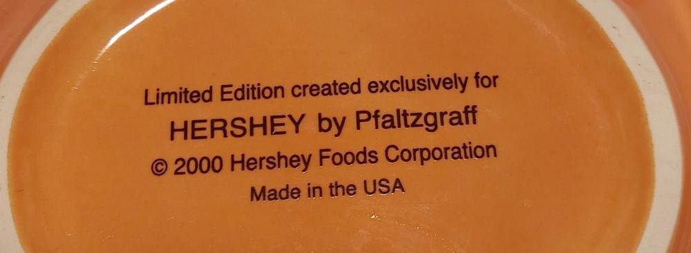 Hershey's by Pfaltzgraff (2000) Leaf Candy Dish
