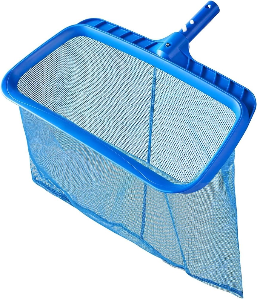 Pool Skimmer Net without Pole, Large Capacity Durable Deep Rake Net