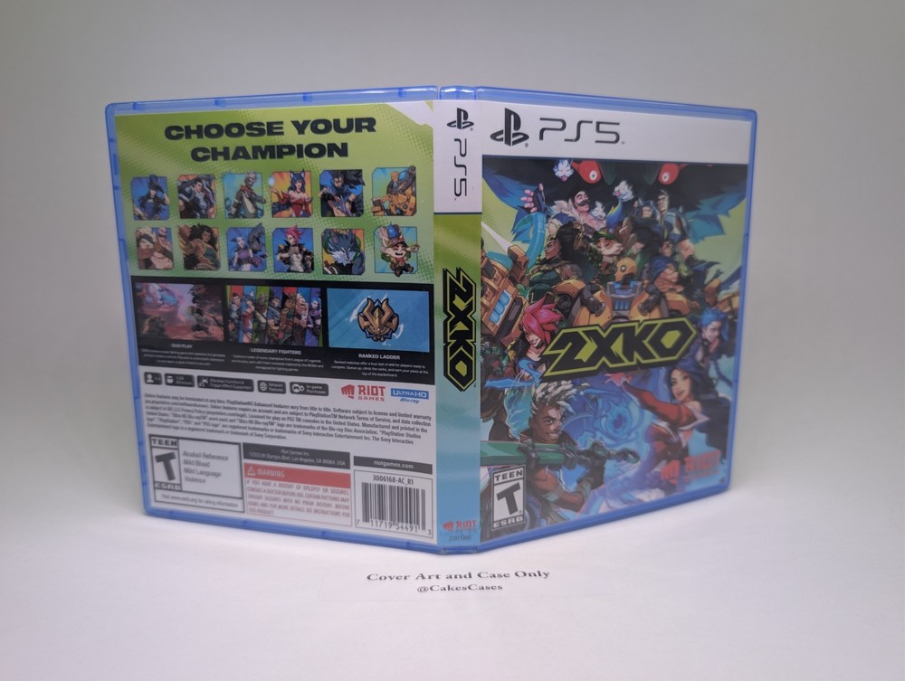 Replacement Case -NO GAME- 2XKO - Physical PS5 Game Case
