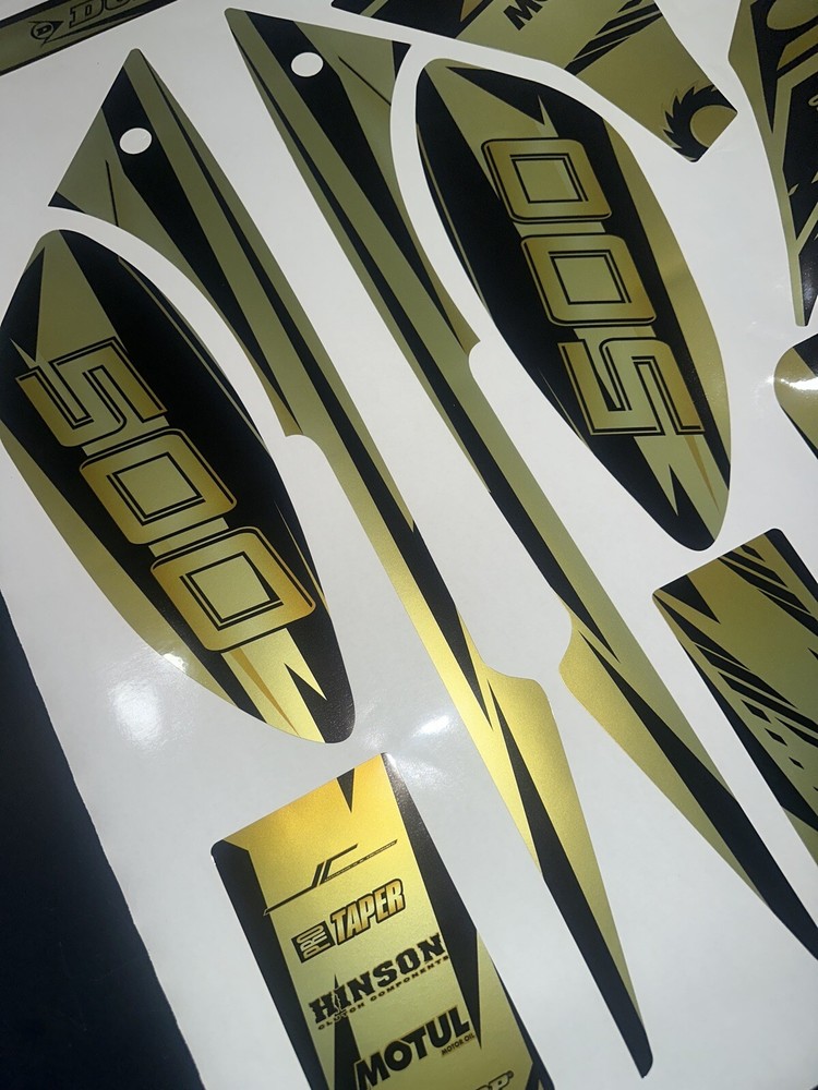 Razor SX500 graphics kit decals THICK AND HIGH GLOSS