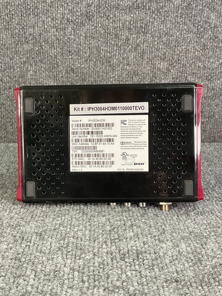 Evolution IPH3004HDM Digital TiVo Interface Set-Top Box Dolby Digital