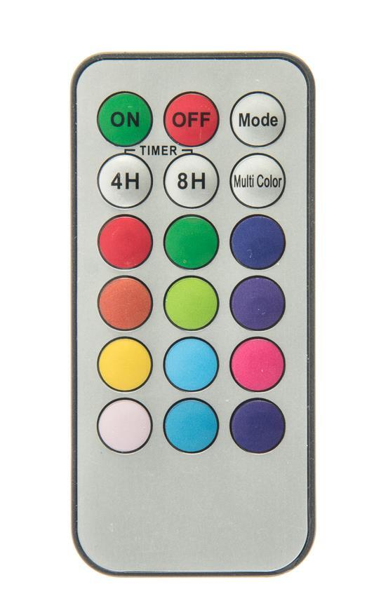 CLEARANCE 4 Pc Color Changing Puck Light Set Remote Control Wireless Light Show