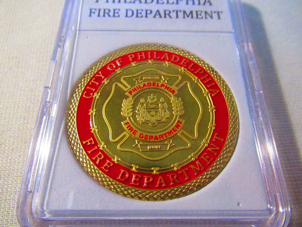 PHILADELPHIA Fire Dept. Challenge Coin