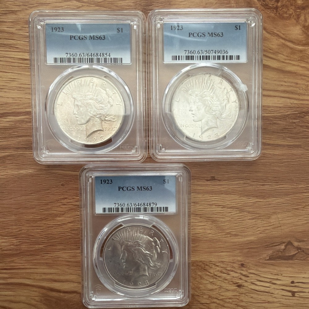 1923 Peace Silver Dollar PCGS MS63 Philadelphia