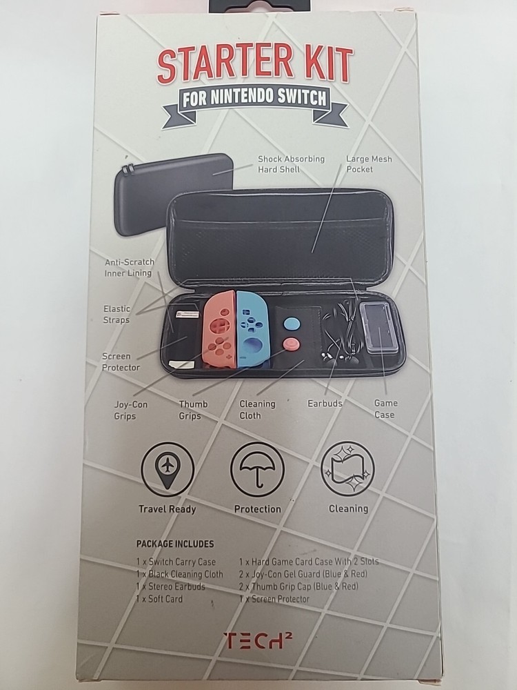 New Starter Kit For Nintendo Switch Tech2 Listen, Feel, Protect
