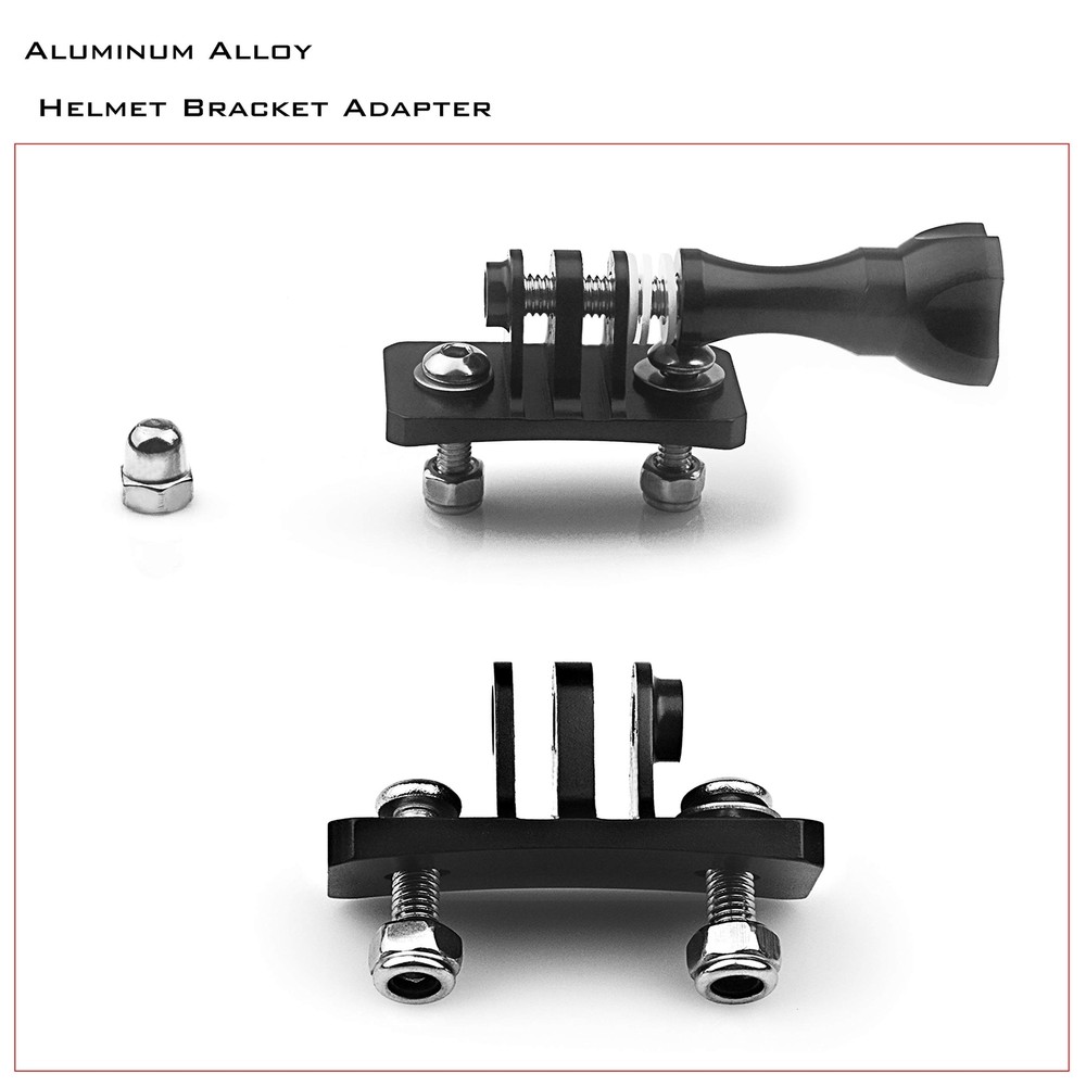 Universal Helmet Fixed Mounts, Camera Metal Bracket Adapter, Camera Accessori...