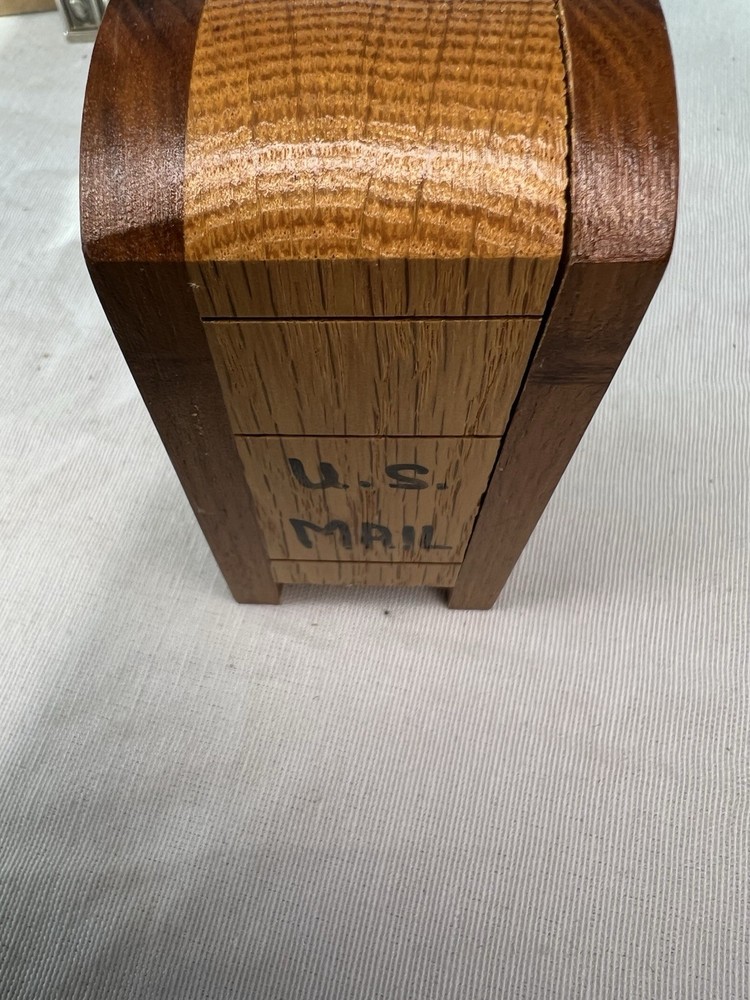 Handmade Mailbox Holder For Roll Of Stamps