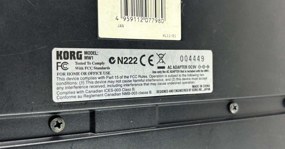 Korg microSTATION Music Workstation