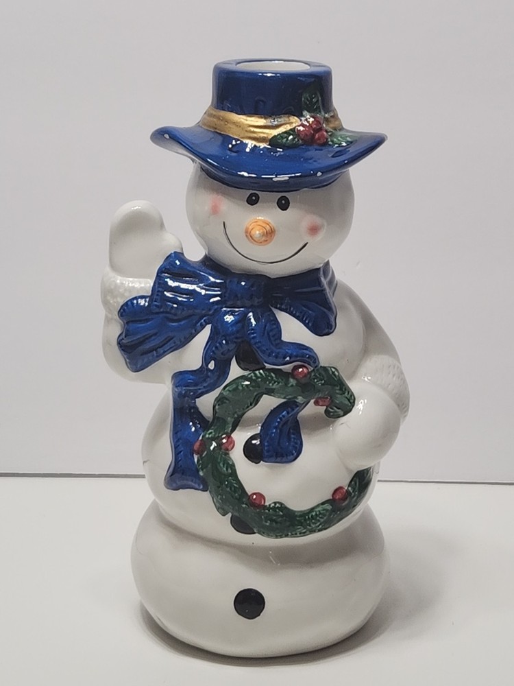 Snowman Candle Holder