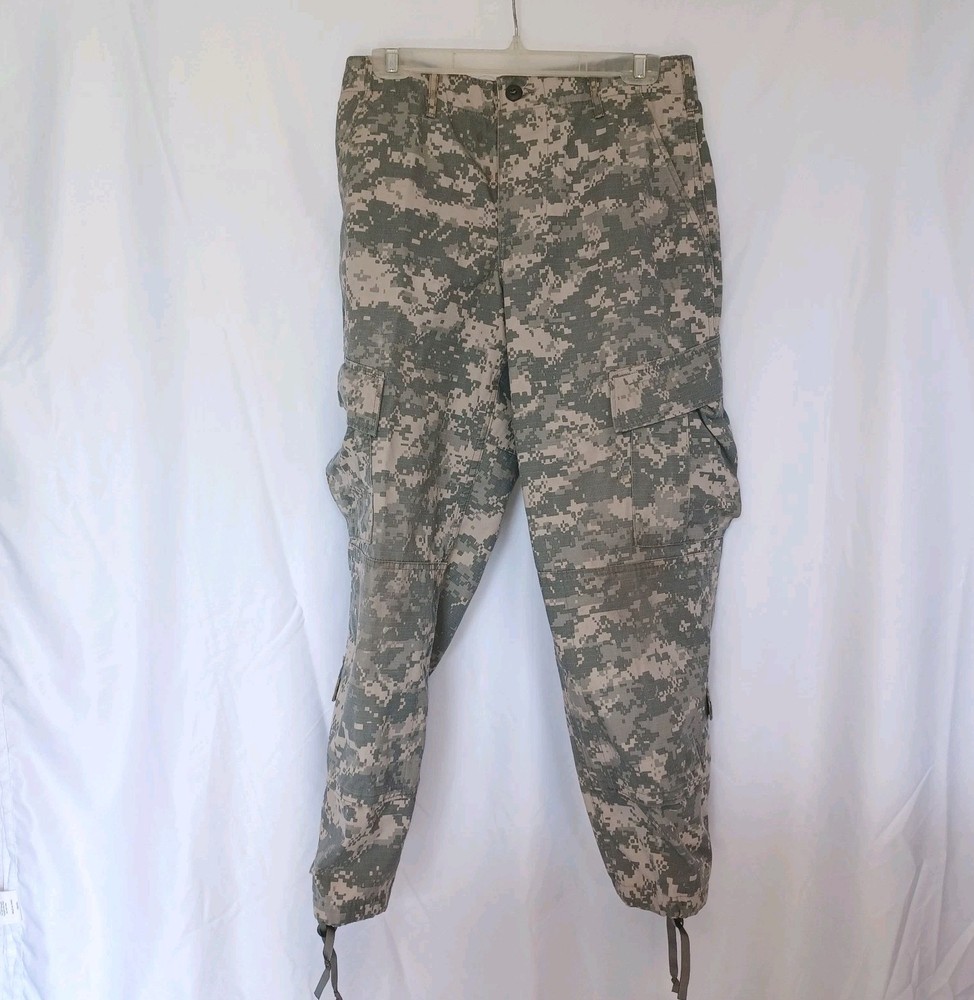 Digital Camo Small Regular Pants Military Surplus Button Fly