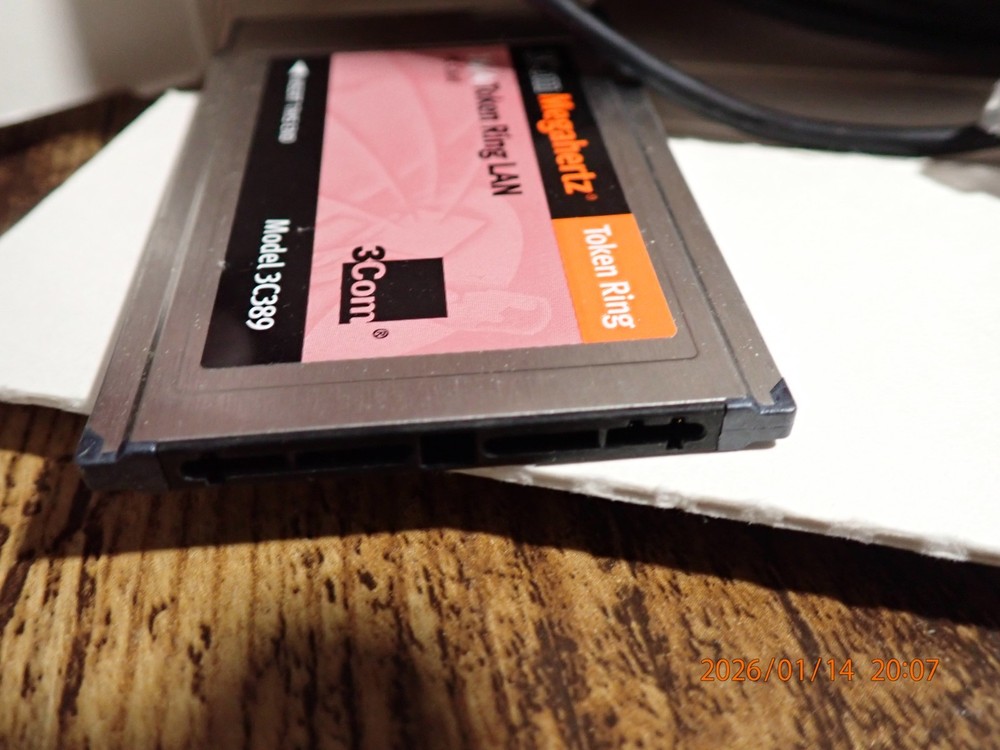 3COM Megahertz - 16/4 Token Ring LAN PC Card