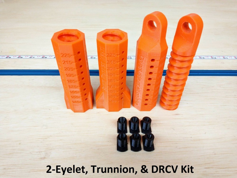MockShox "Dummy Shock" Temporary Shock During Service - Fully Adjustable
