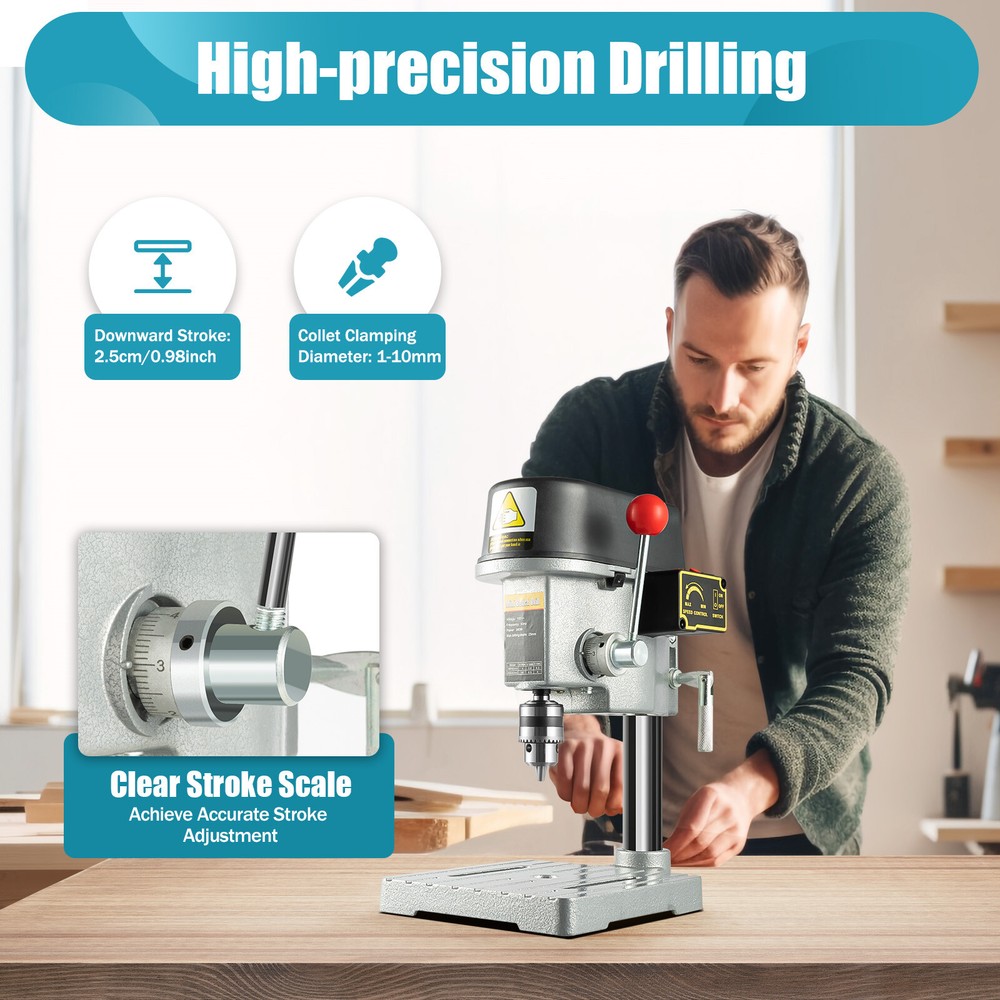 Bench Small Benchtop Drill Press Portable Drill Press Electric Mini Drill Press