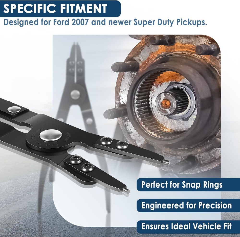 for Lisle 38700 Spindle Snap Ring Pliers Ford SD