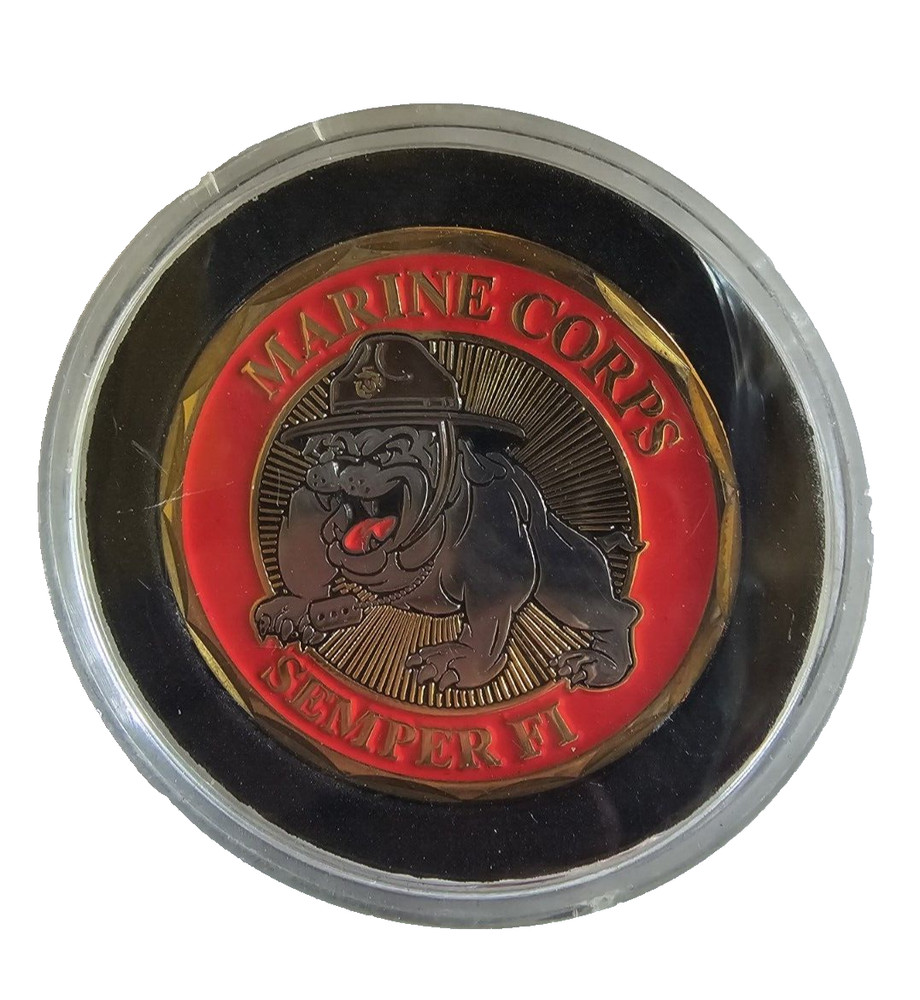 US Marine Corps Semper FI Dog Challenge Coin