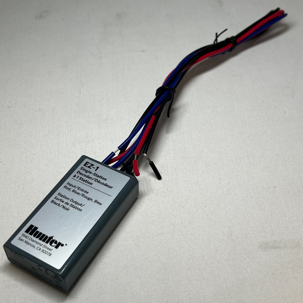 Hunter EZ-1 Single-Station Decoder for HCC ICC2 Controller Timer 02/2020