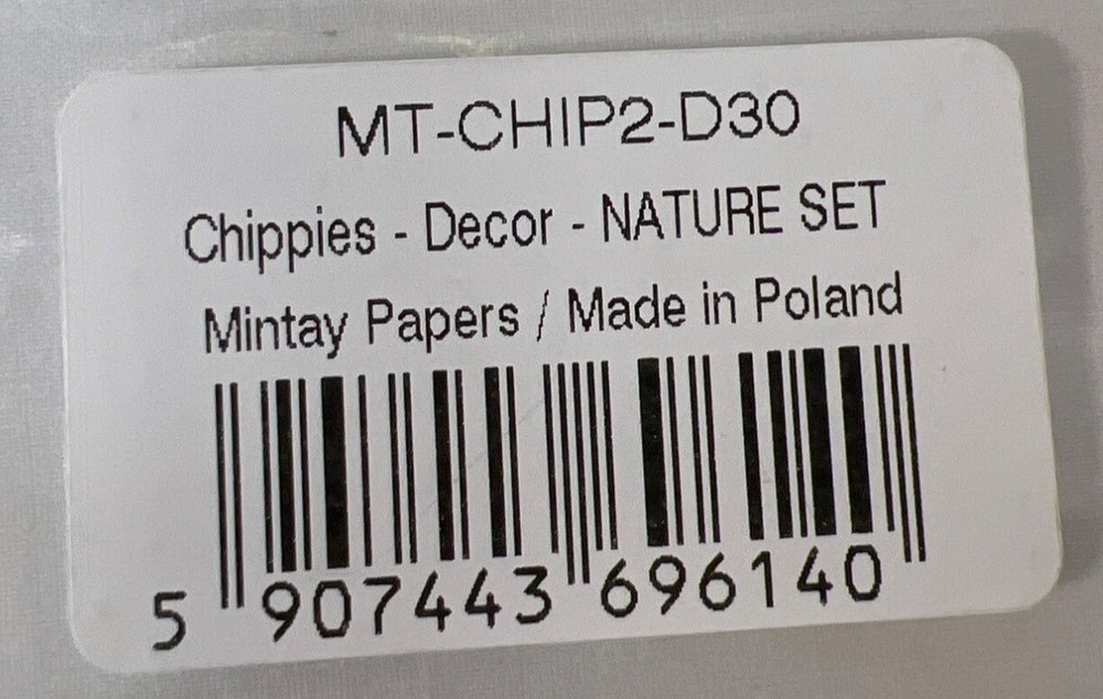 Mintay Chippies Chipboard Decor Elements Nature Set MT-CHIP2-D30