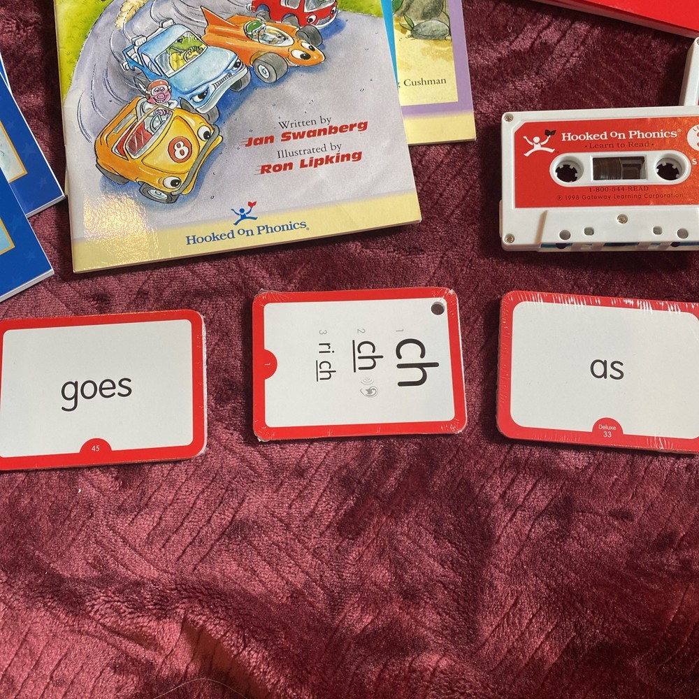 Hooked On Phonics Level 3 Cassette Version 1998, Partial, As Shown