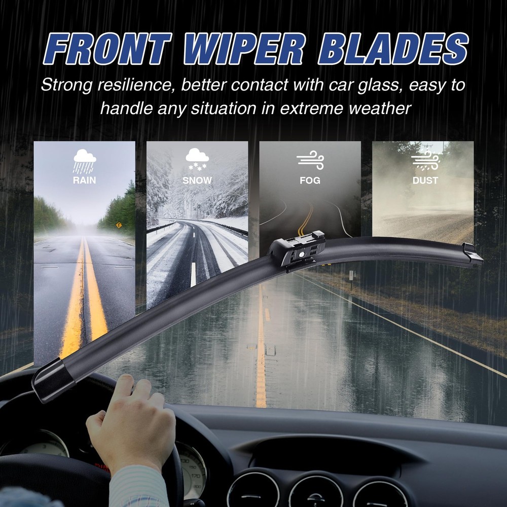 22 Windshield Wiper Blades Replacement for VW Beetle 2012-2018 (2-Pack)"