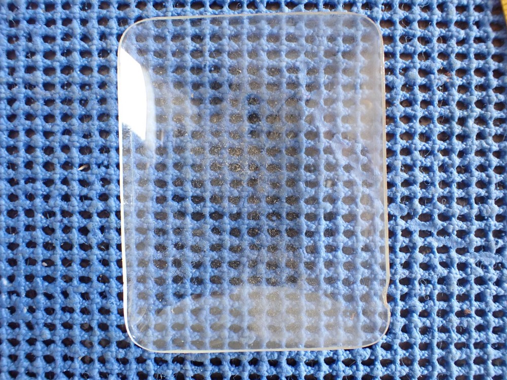 CONVEX RECTANGULAR CLOCK GLASS  PART A