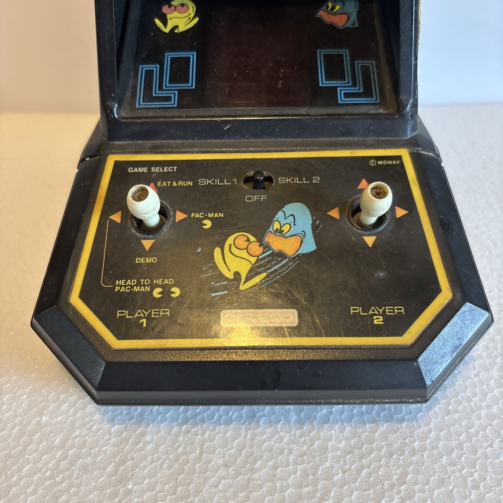 1981 Coleco Midway PAC-MAN Tabletop Mini Arcade Machine Game Tested & Working
