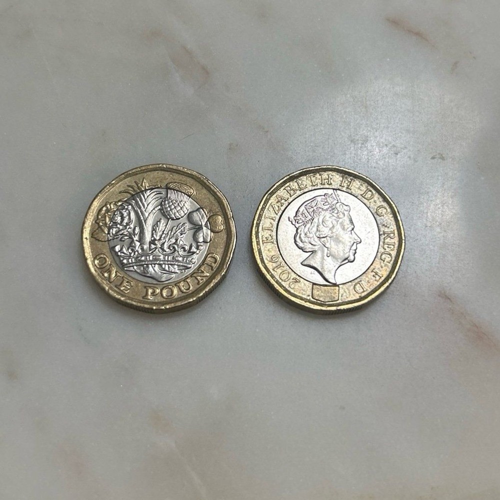 1 Pound 2017 Coins- SET OF 2