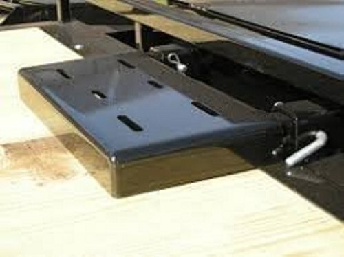 Heavy Duty Removable Winch Mount Plate with Bolt-on Receiver Painted
