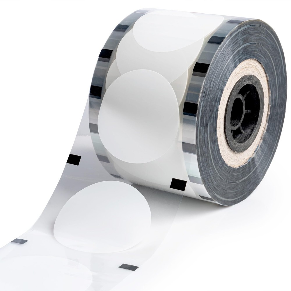Solid White Cup Sealer Film 3275/Roll for 90-105mm Boba Tea & Bubble Drinks