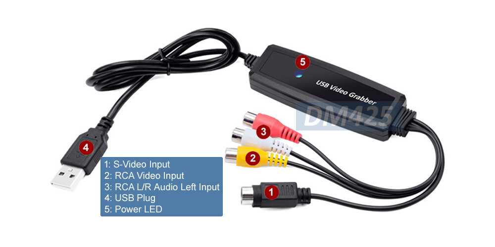 Advanced Windows-Based USB DVR Adapter With ArcSoft Video Software Editior