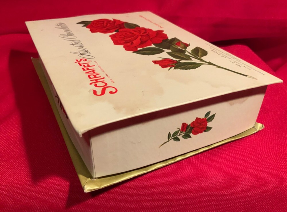 Schrafft’s,Rose Package,Candy Box,Chocolate Box,Container,USA,Assorted Candy Box