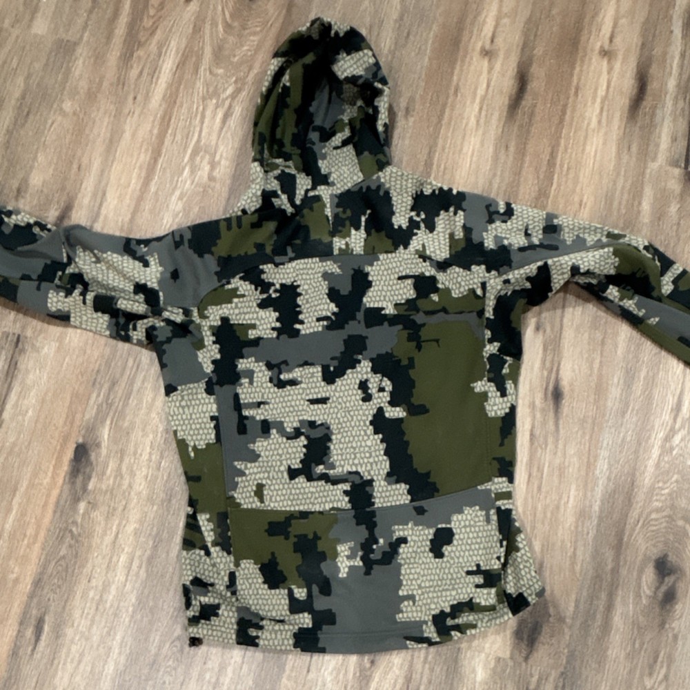 KUIU Axis Camouflage Hooded Wind Resistant Thermal Polyester Jacket Size S