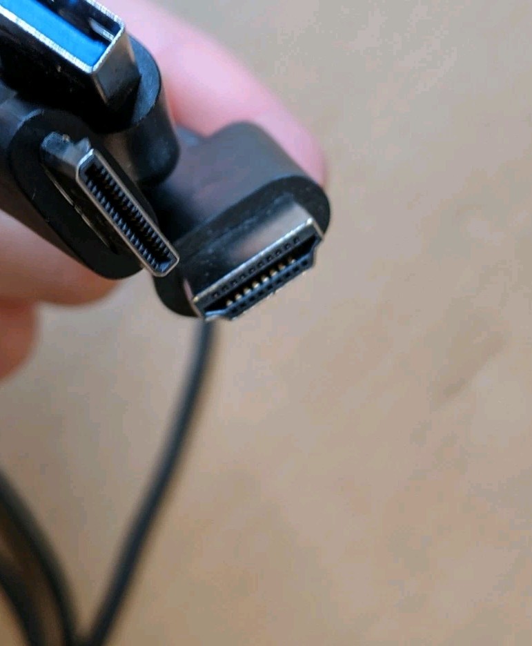 Meta Oculus Rift CV1 VR Virtual Reality Headset Cable Only