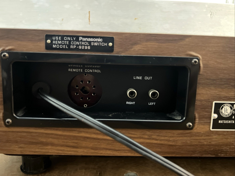 Panasonic RS-296US Automatic Reverse Cassette Player Carousel Tested Watch Video
