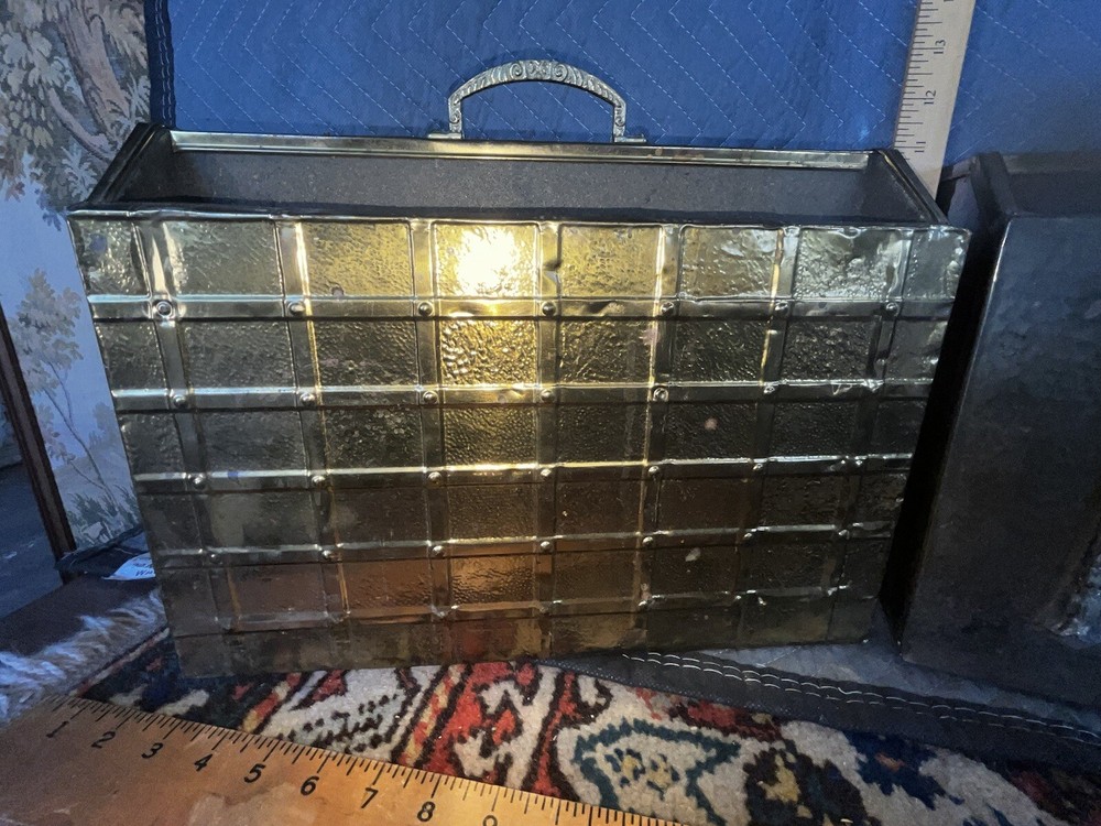 Vintage Brass Magazine Stands