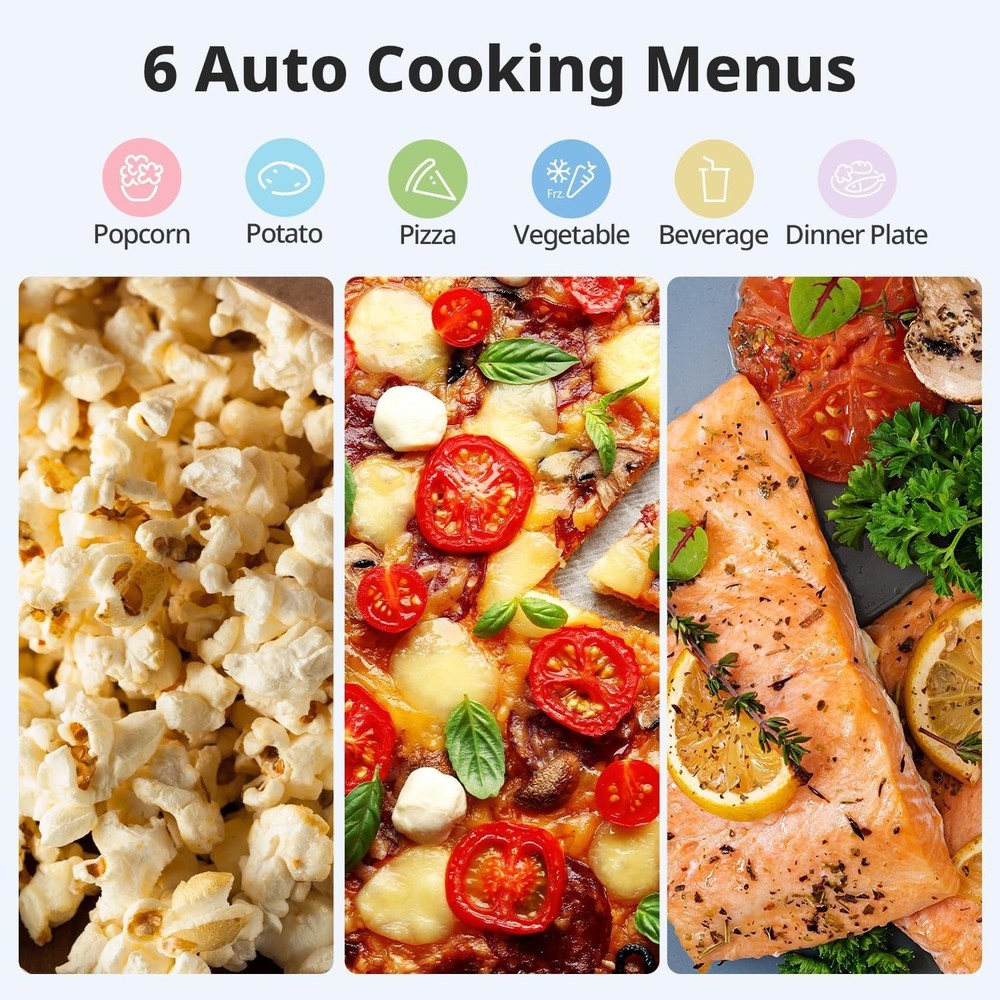 Versatile 700W Microwave with Digital Display & Multiple Cooking Functions