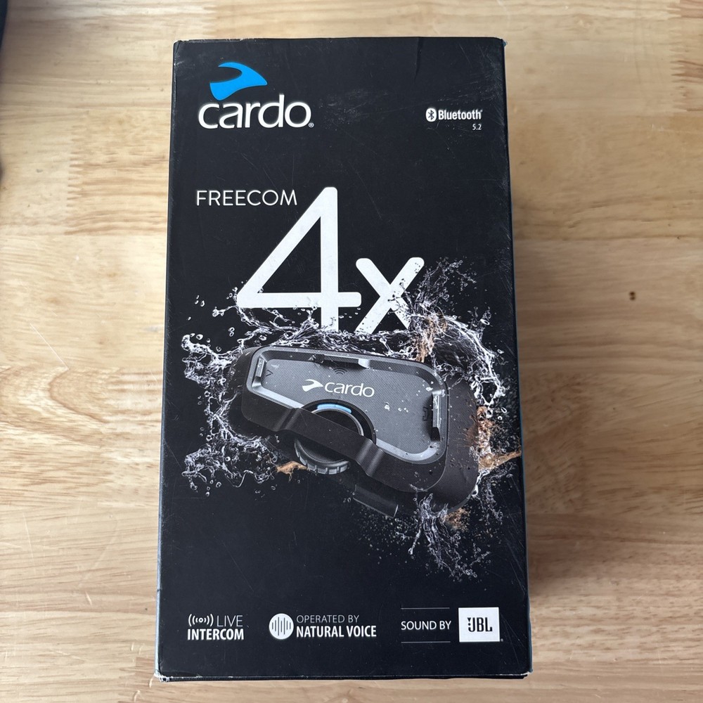 Cardo FREECOM 4x Box And Accessories Only