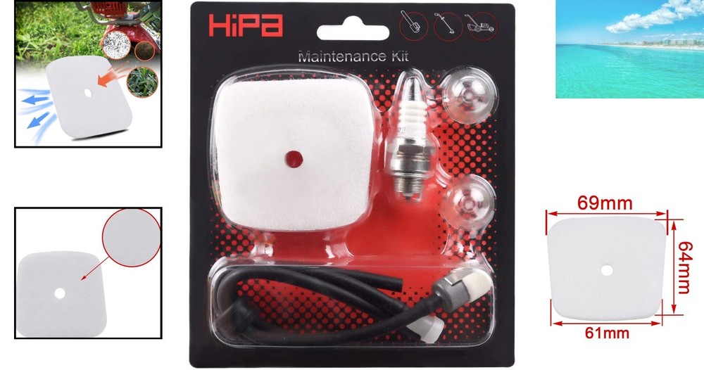Air Filter Tune-Up Kit for Mantis Tiller – Boost Performance Lasting Durability