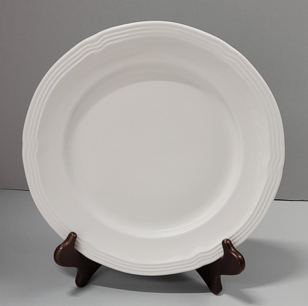 Gibson Designs Le Claire White Dinner & Salad Plates